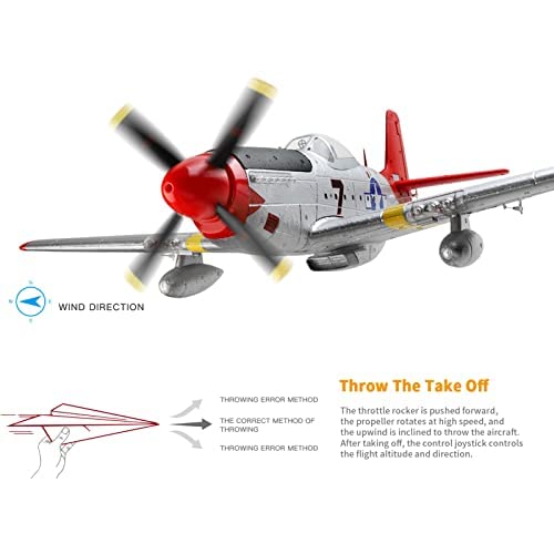 P51D RC Plane 4-CH RC Airplane Ready to Fly