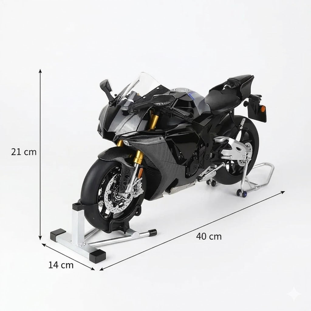 F3 YAMAHA R1M Smoke 1:6 Diecast Alloy Model Bike