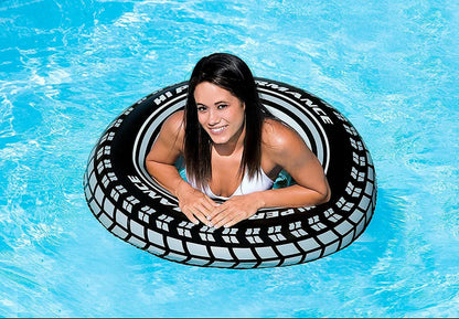 TYRE THEME PORTABLE INFLATABLE & FOLDABLE SWIMMING POOL OUTDOOR & INDOOR WATER SWIMMING POOL FOR KIDS & ADULTS