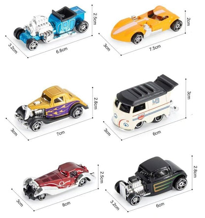 pack of 6 1:64 Diecast scale Model Car