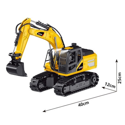 ZMX 1:18 scale remote controlled alloy engineering excavator toy