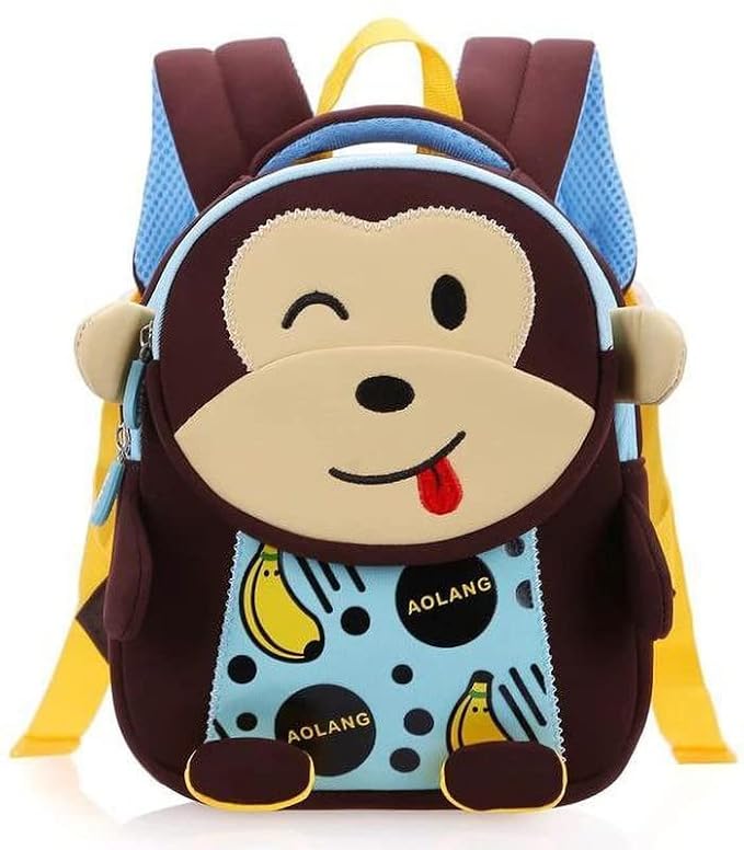 Cute Monkey Fancy Bag for Girls Boys