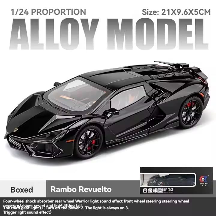 Lamborghini Revuelto 1:24 Scale Model Diecast Metalcar