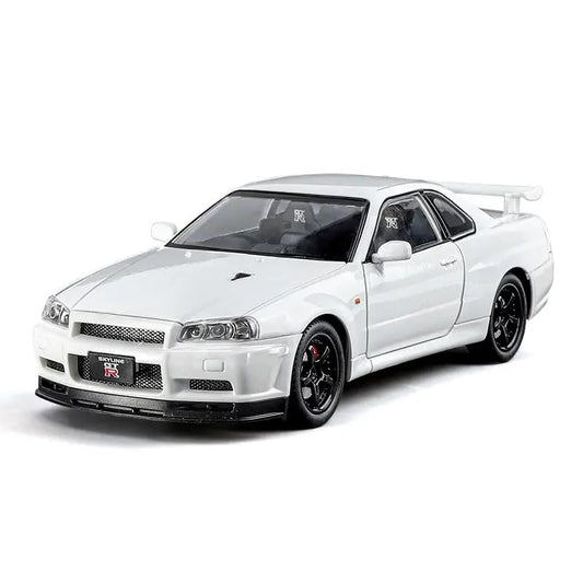 Nissan Skyline GTR-R34 1:24 Diecast Scale Model Car