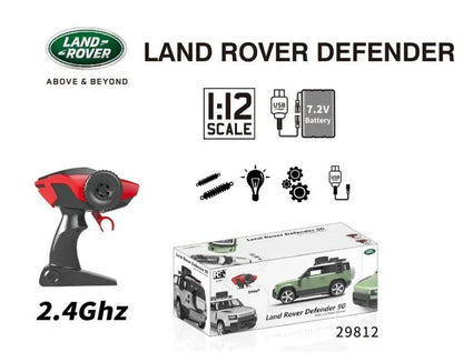 Land Rover Defender 1:12 RC Car Official Licensed Rechargeable Remote Control