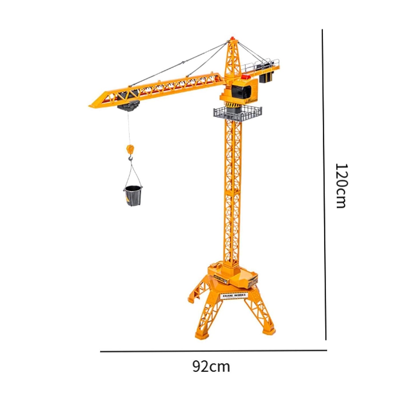 Tower Electric Remote Control Toy Crane Intelligent 4-Channel Line-Controlled