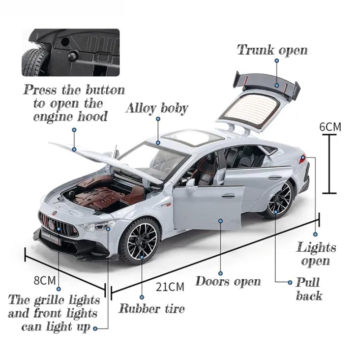 Mercedes Benz Brabus Rocket 900 AMG 1:24 Diecast Scale Model Car
