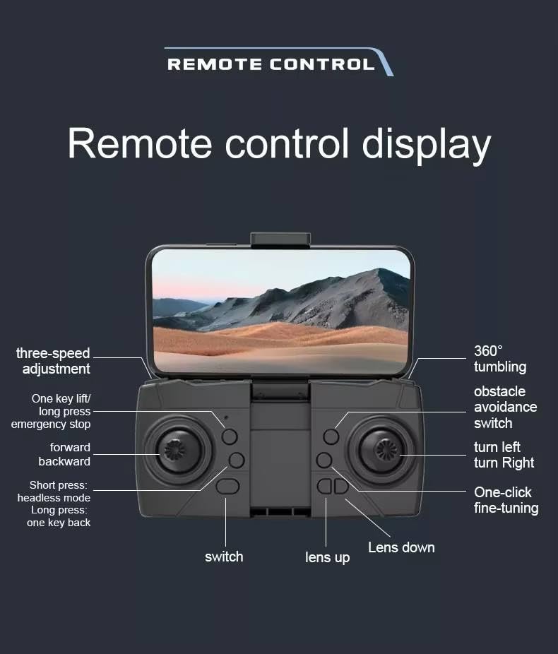 Drones With Dual Camera HD RC Quadcopter Remote Control