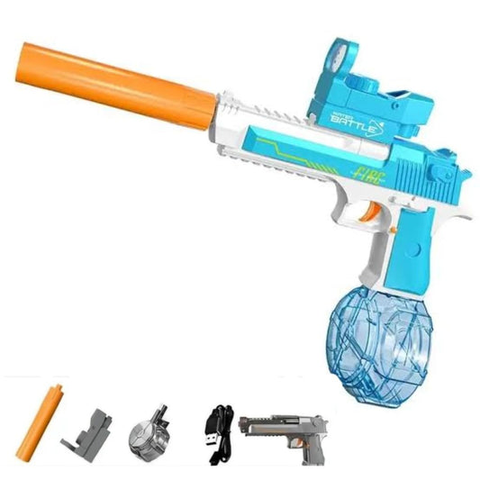 Desert Eagle-style electric automatic water gun