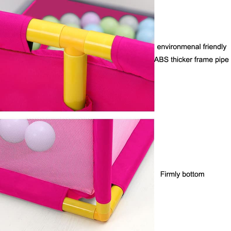 KYARA TOYS Baby Playpen, Portable Play Yard for Kids  Indoor And Outdoor Multicolor (50 Free Balls On Prepaid Orders)