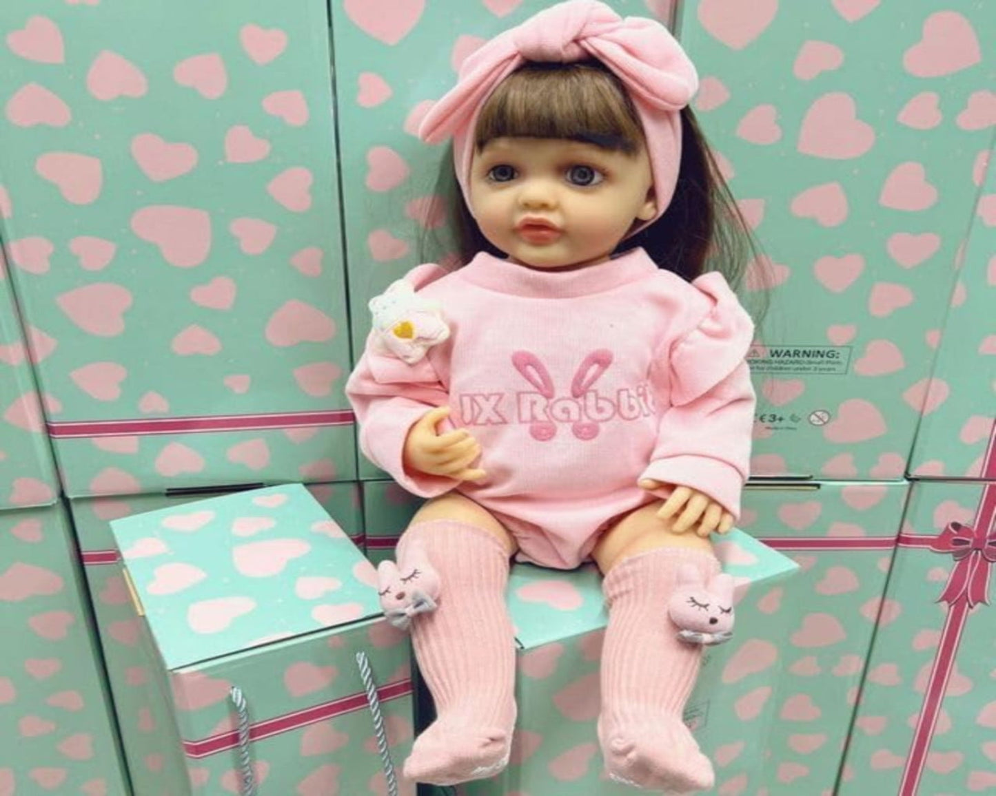 Realistic Silicone Body Reborn Baby Girl Doll Toy Princess Toddler