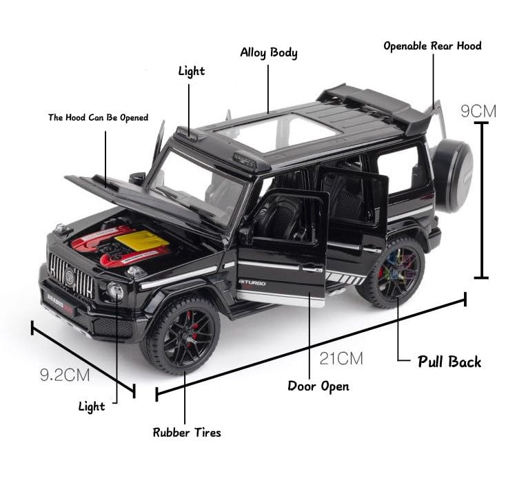 Mercedes-Benz G-Wagon Brabus 1:24 Diecast Scale Model Car