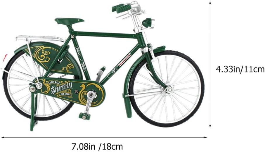 VINTAGE METAL BICYCLE ORNAMENTS DESKTOP MINI RETRO STYLE ALLOY CLASSICAL BIKE TOY FIGURINES BIKE HOME DECORATION FOR CHILDREN TOYS GIFTS