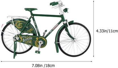VINTAGE METAL BICYCLE ORNAMENTS DESKTOP MINI RETRO STYLE ALLOY CLASSICAL BIKE TOY FIGURINES BIKE HOME DECORATION FOR CHILDREN TOYS GIFTS