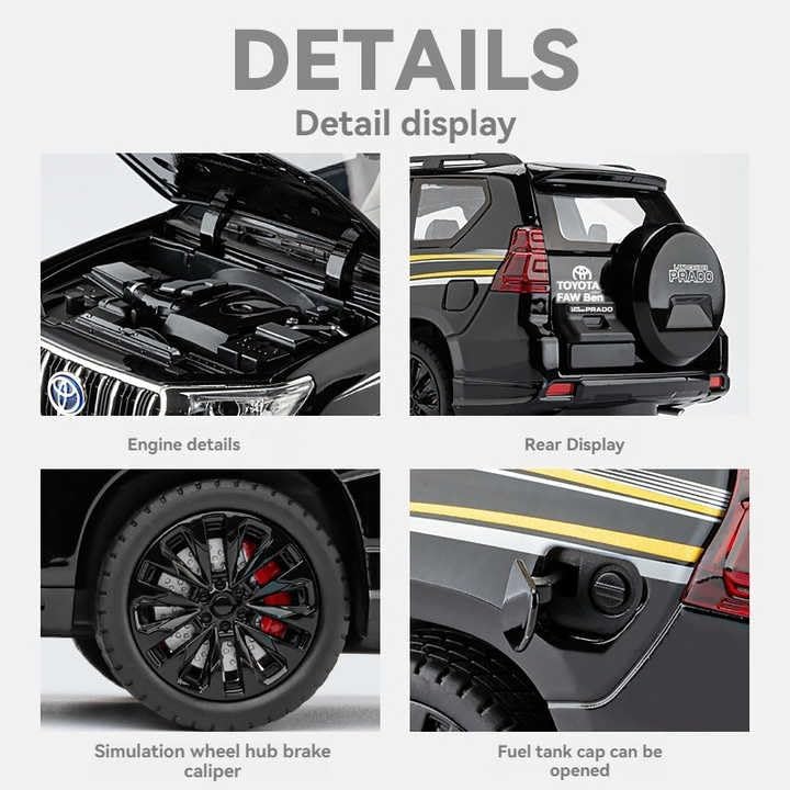 TOYOTA Land Cruiser Prado 1:18 Diecast Scale Model Car