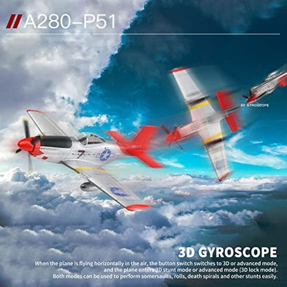 P51D RC Plane 4-CH RC Airplane Ready to Fly
