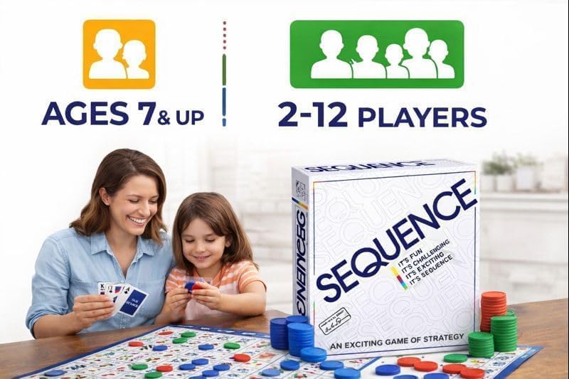 Sequence, Strategy Game, Card Game, Board Game
