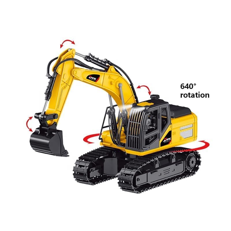 ZMX 1:18 scale remote controlled alloy engineering excavator toy