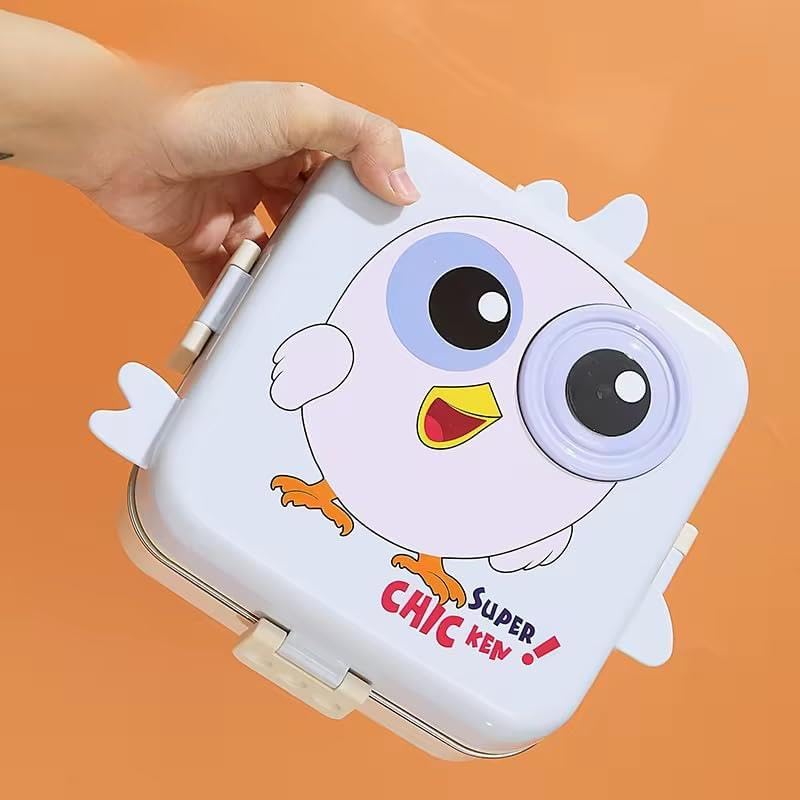 Cute Elephant Eye Steel Lunch Box