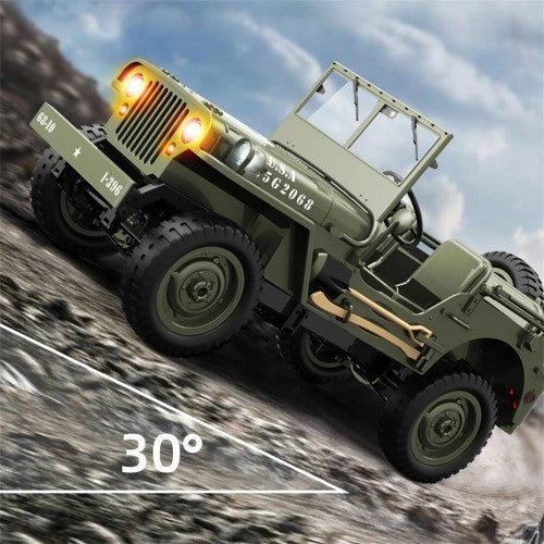 JJRC C8815 1/10 Scale Willys MB Military Jeep RC Truck