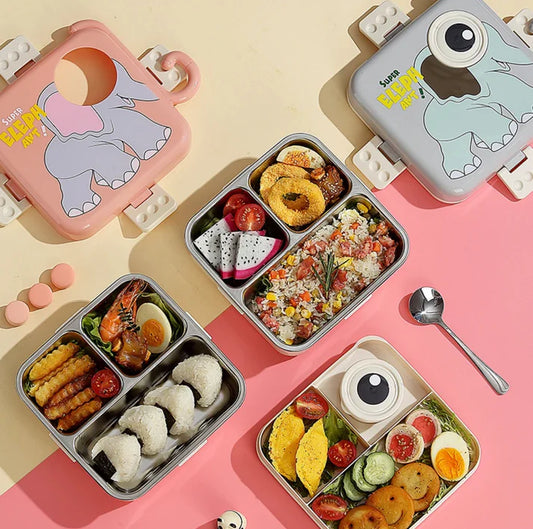 Elephant Eye - Spill Free Steel Lunch Box