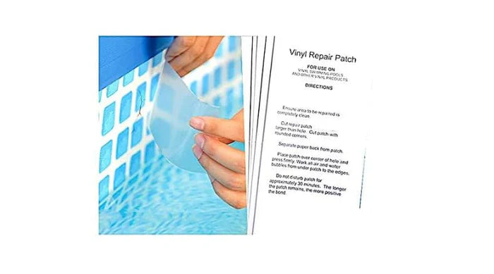 6 PIECE PVC POOL REPAIR PATCHES - ESSENTIAL SOLUTION FOR FIXING INFLATABLES AND OUTDOOR GEAR BATH TUB REPAIR PATCHES FOR SWIMMMING RING TUBE