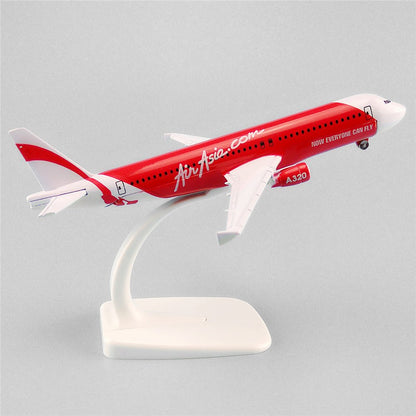 AirAsia Airline A320 16CM 1:400 Diecast Scale Model