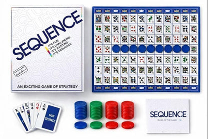 Sequence, Strategy Game, Card Game, Board Game