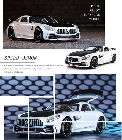 Mercedes Benz Amg Gtr Scale Model Diecast Metalcar - All Size