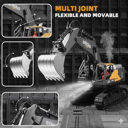 Metal Jcb Excavators With 12 Channel Function 2,4Ghz Frequency