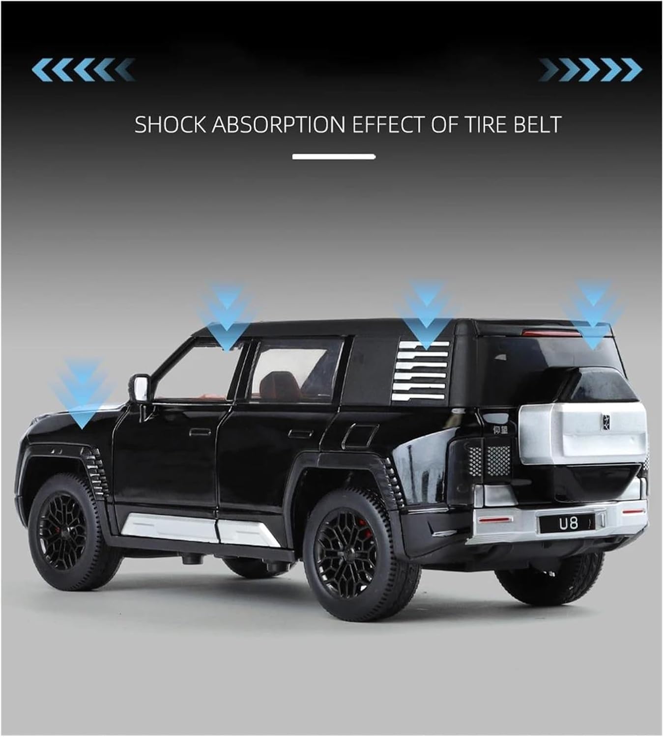 BYD Yangwang U8 SUV 1:24 Diecast Scale Model Car