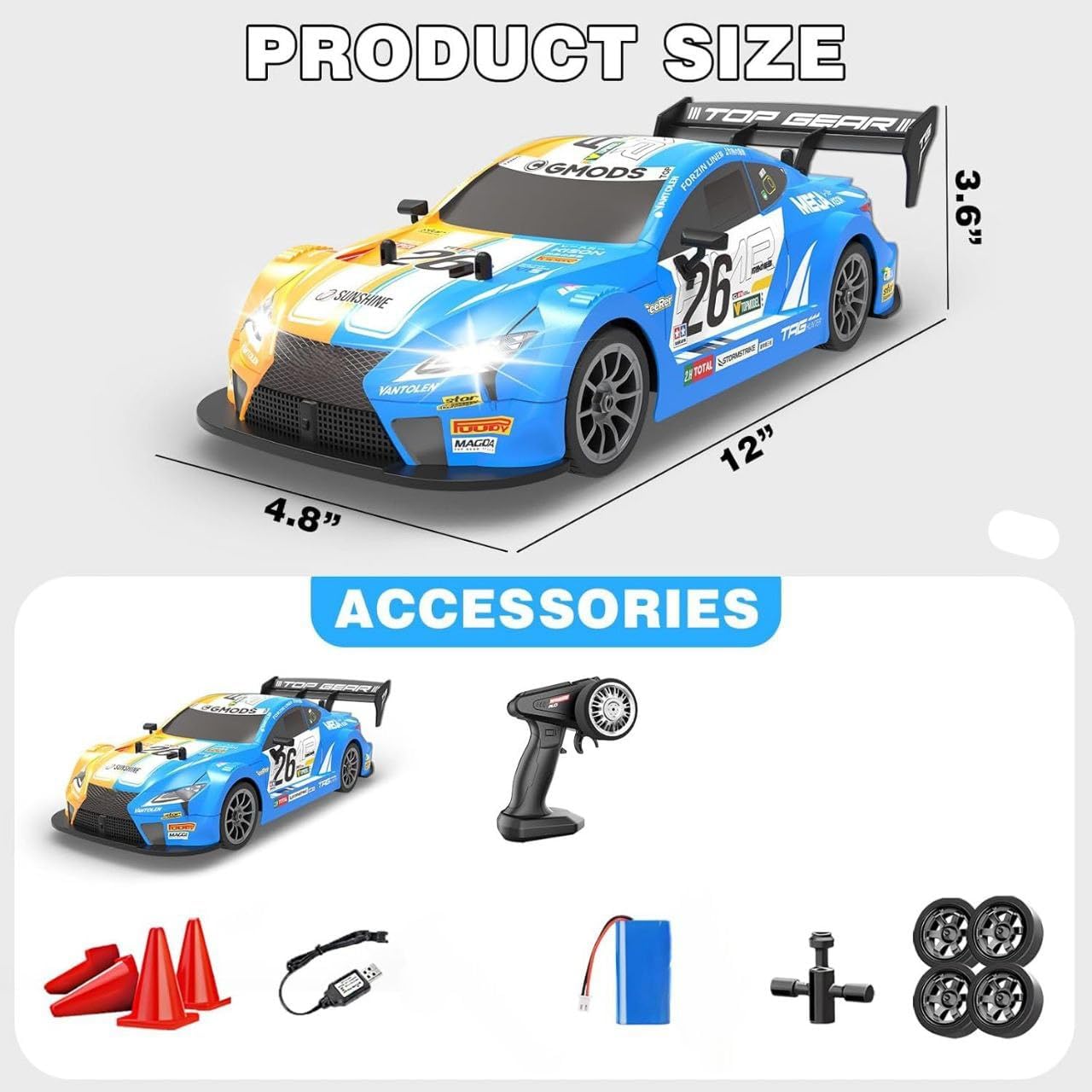 Rc Drift Remote Control Car