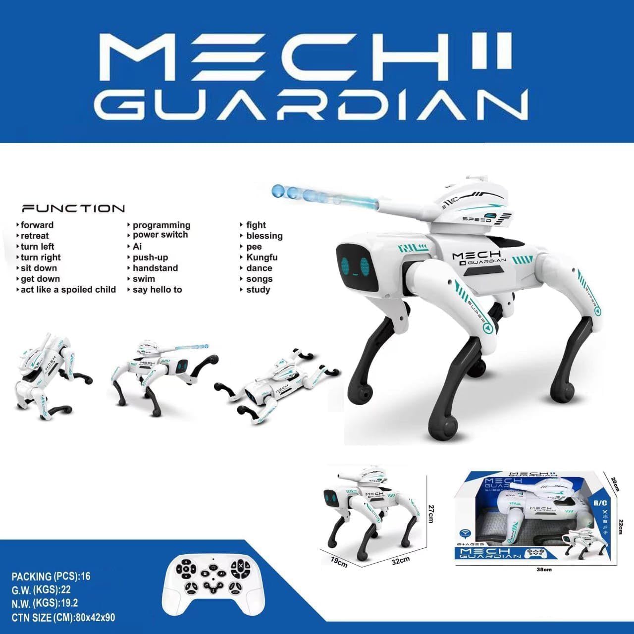 2-in-1 Programmable AI Smart Robot Dog