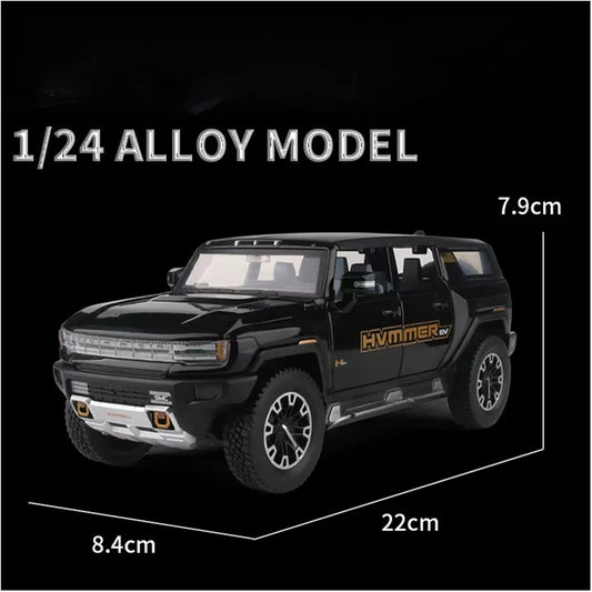 BIG SIZE HUMMER EV 1:24 Diecast Scale Model Car