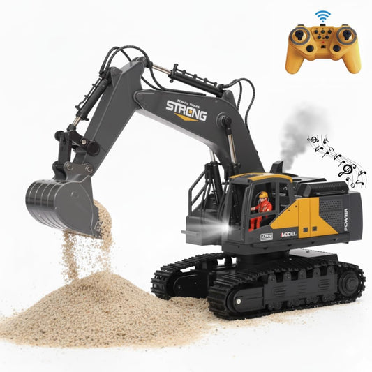 Metal Jcb Excavators With 12 Channel Function 2,4Ghz Frequency