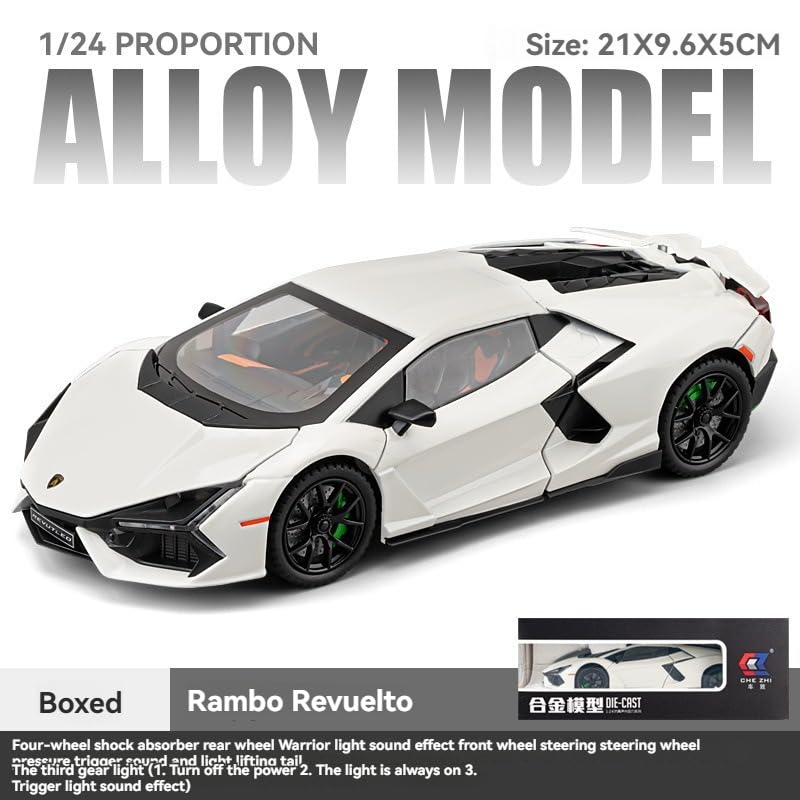 Lamborghini Revuelto 1:24 Diecast Scale Model Car