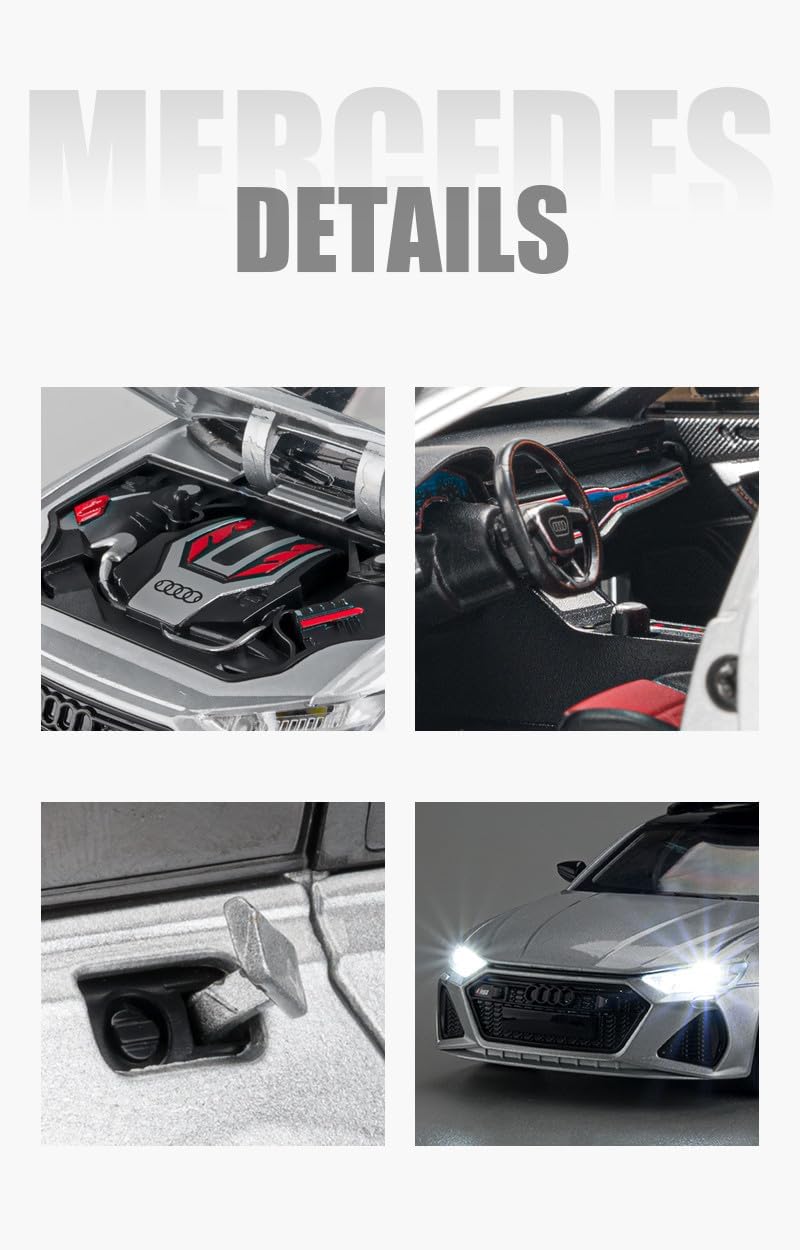 Audi Rs6 1:24 Diecast Scale Model Car