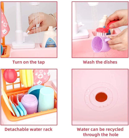 Kids Kitchen Sink Playset
