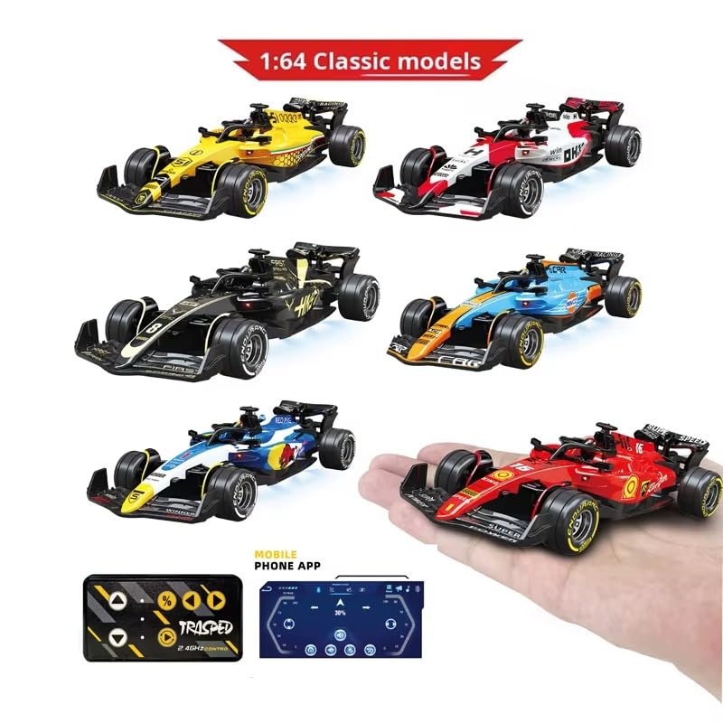F1 TRASPED - 1:64 2.4ghz MINI R/C SPEED REGULATING ALLOY MODEL CAR