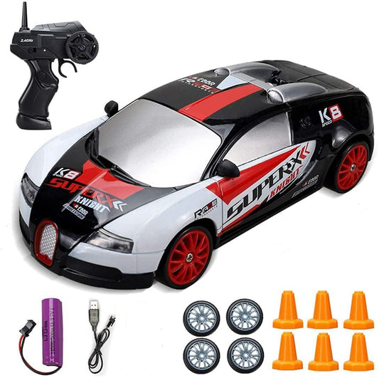 Bugatti Drift Style With Remote & Accessories Car 1:24 Scale