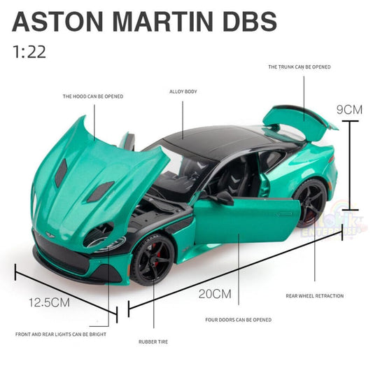 Aston Martin Gt Scale Model Diecast Metalcar - All Size