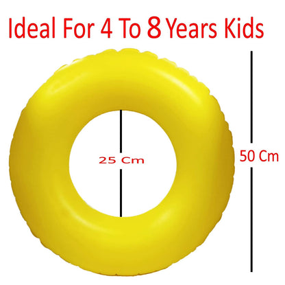 SWIM RING TUBE PORTABLE INFLATABLE & FOLDABLE SWIMMING TUBE OUTDOOR & INDOOR WATER SWIMMING TUBE FOR KIDS & ADULTS