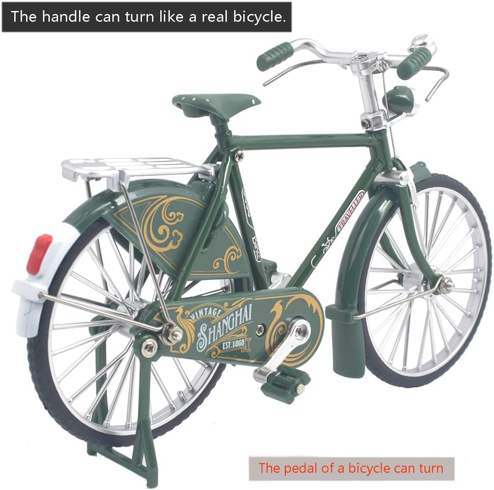 VINTAGE METAL BICYCLE ORNAMENTS DESKTOP MINI RETRO STYLE ALLOY CLASSICAL BIKE TOY FIGURINES BIKE HOME DECORATION FOR CHILDREN TOYS GIFTS