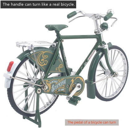 VINTAGE METAL BICYCLE ORNAMENTS DESKTOP MINI RETRO STYLE ALLOY CLASSICAL BIKE TOY FIGURINES BIKE HOME DECORATION FOR CHILDREN TOYS GIFTS