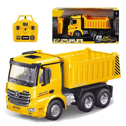 KYARA TOYS 1:24 Scale Diecast Remote Control Dump Truck