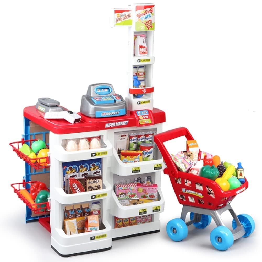 Kids Supermarket Shopping Play Set