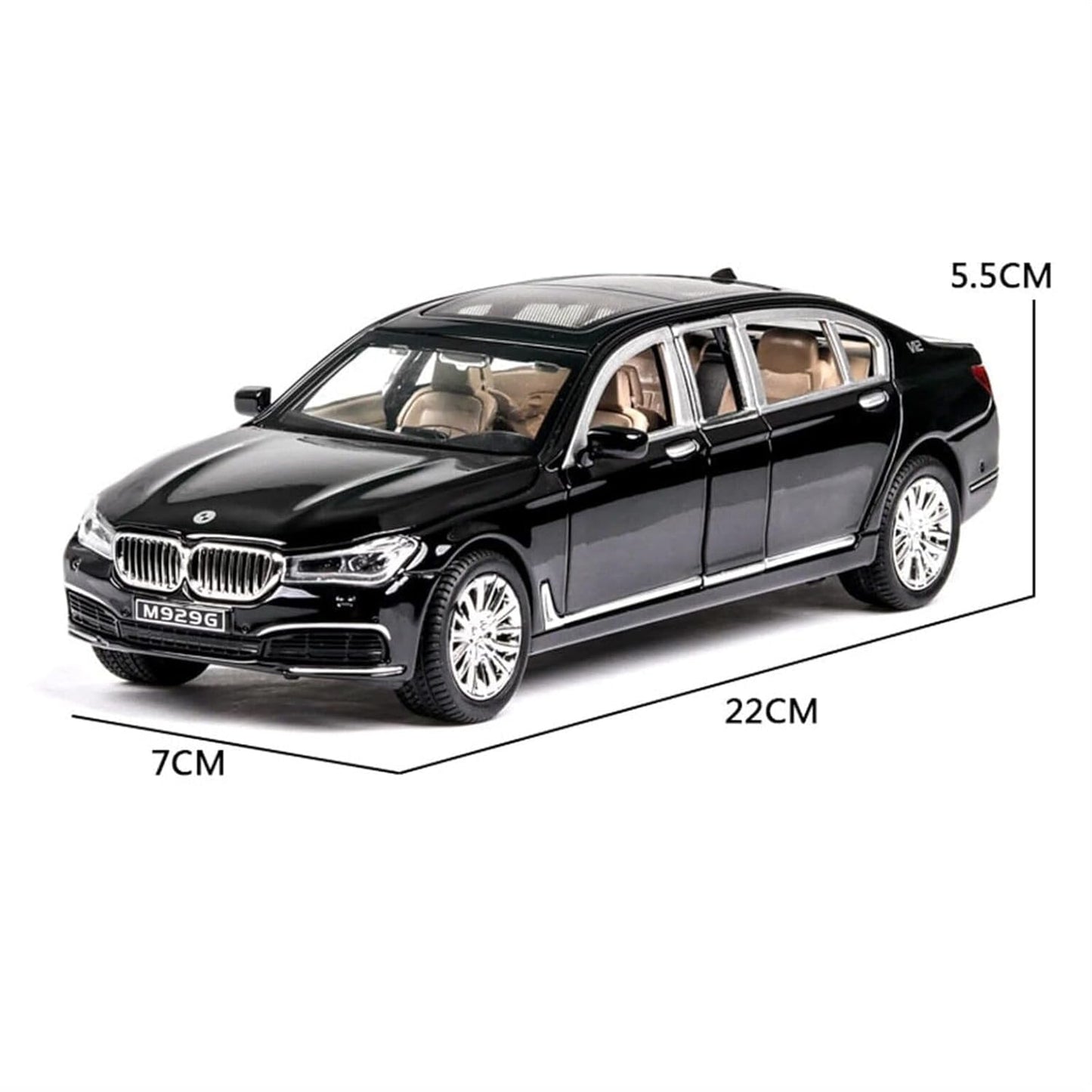 BMW 760Li limousine 1:24 Diecast Scale Model Car