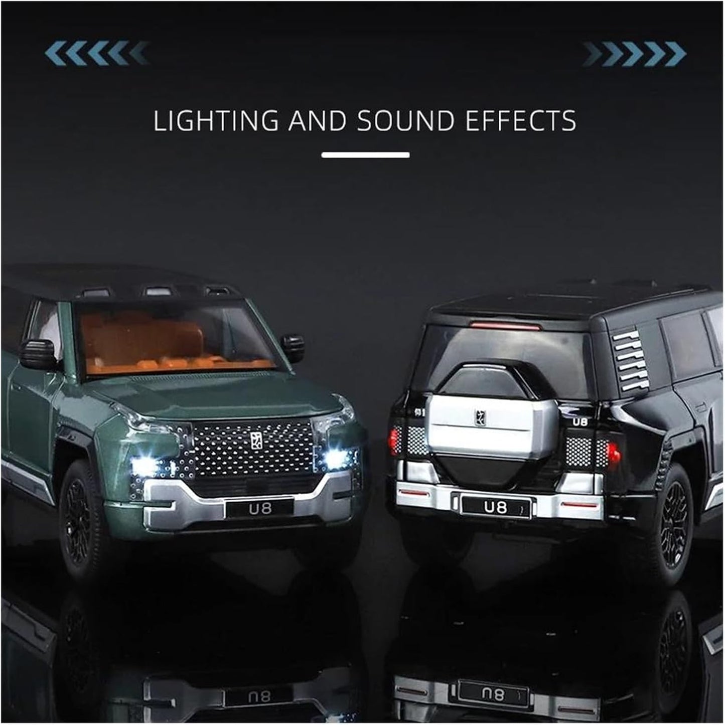 BYD Yangwang U8 SUV 1:24 Diecast Scale Model Car