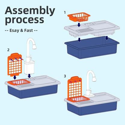 Kids Kitchen Sink Playset