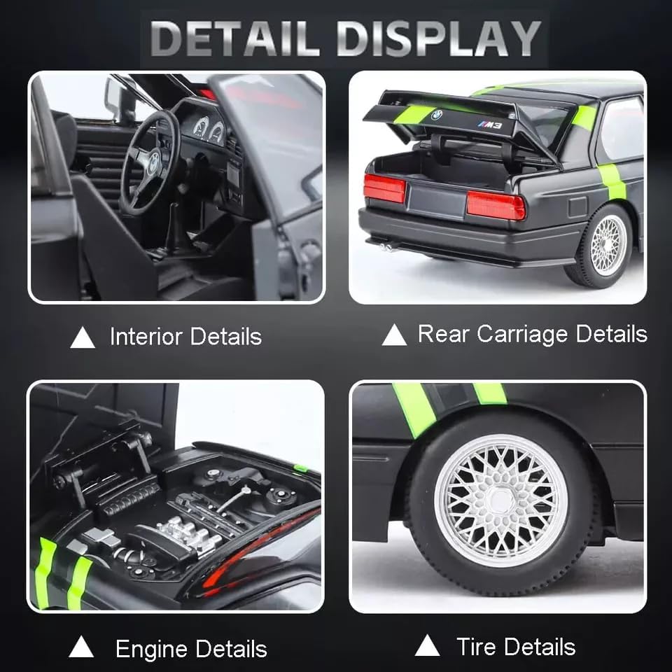 BMW M3 E30 1:24 Diecast Scale Model Car